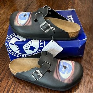 Rare Birkenstock Boston Magritte Eye womens 10